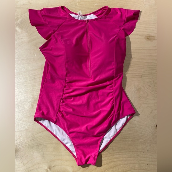 Other - Pink Flutter Sleeve Swimsuit 20 W (OS)